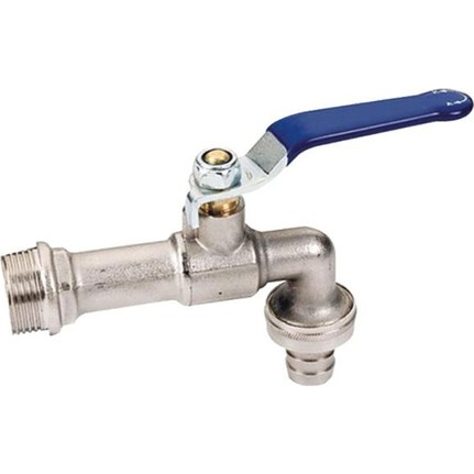 VAKUMLU 3/4 KÜRESEL BAHÇE MUSLUĞU (PRİNÇ)