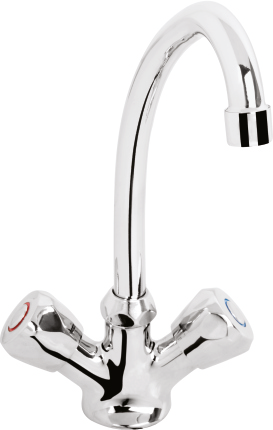 ACEM ÇEVİRMELİ KUĞU LAVABO BATARYASI KUYRUKLU