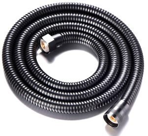 BRİSTERLİ METAL SİYAH 150CM DUŞ HORTUMU